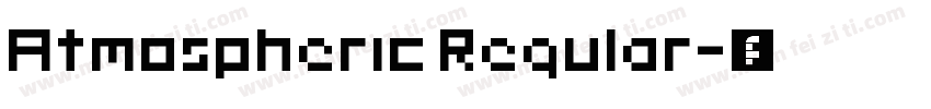 Atmospheric Regular字体转换
